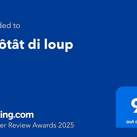L'Hotat Di Loup Bed & Breakfast Courtedoux Eksteriør bilde